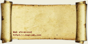 Kristina Perčević vizit kartica